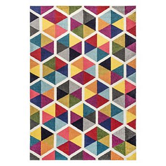 nuLOOM Carnival Maris Triangles Geometric Rug