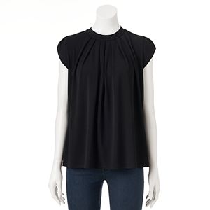 Women's ELLE™ Printed Pleat Top