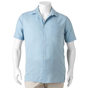 Big & Tall Croft & Barrow® Classic-Fit Island Microfiber Button-Down Shirt
