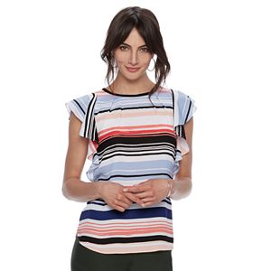 Women's ELLE™ Print Flutter Top