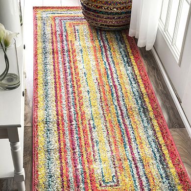 nuLOOM Carnival Hargis Labyrinth Striped Rug