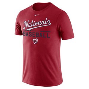Men's Nike Washington Nationals Practice Ringspun Tee