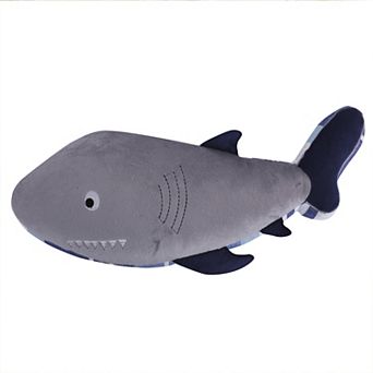 Sammy Shark Shaped Throw Pillow