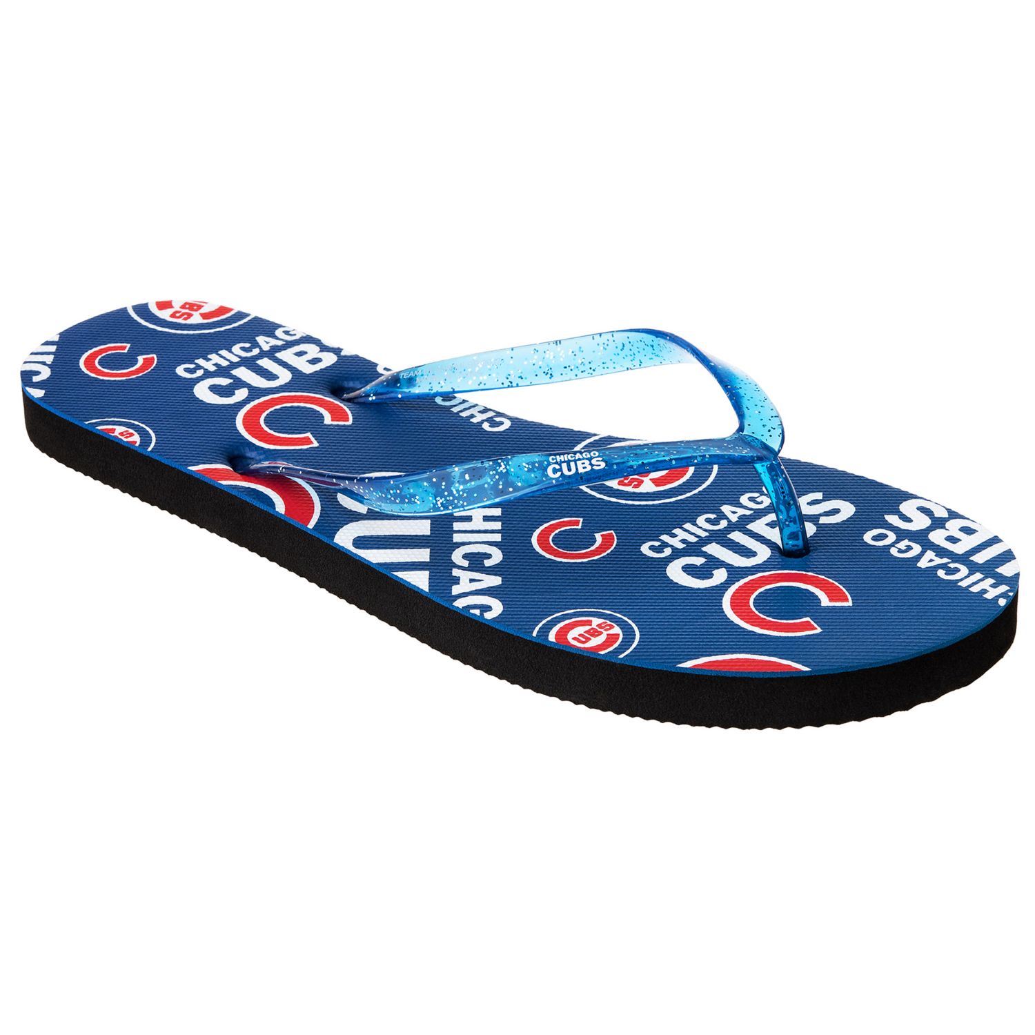 women's cubs flip flops