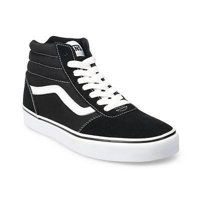 Vans ward hi fashion men's suede skate shoes