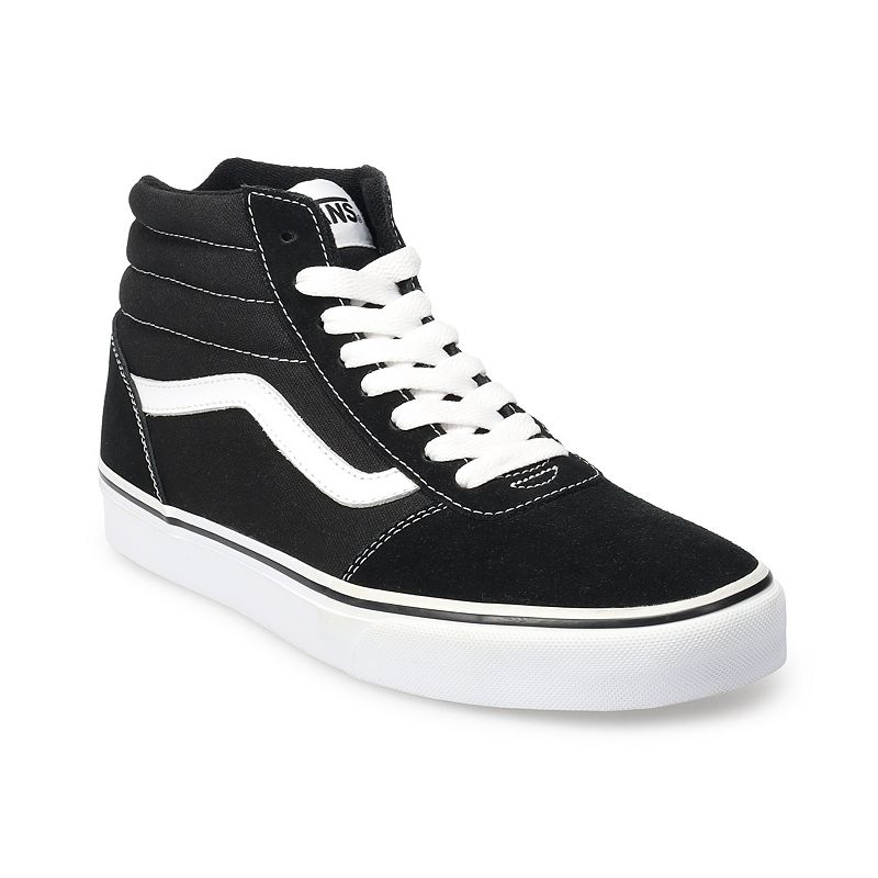 UPC 190543157887 product image for Vans Ward Hi Men's Suede Skate Shoes, Size: 8, Black | upcitemdb.com