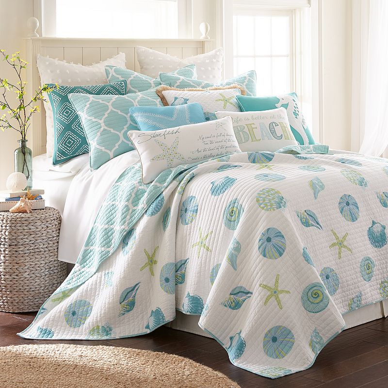 69869054 Levtex Home Del Ray Quilt Set, Blue, King sku 69869054