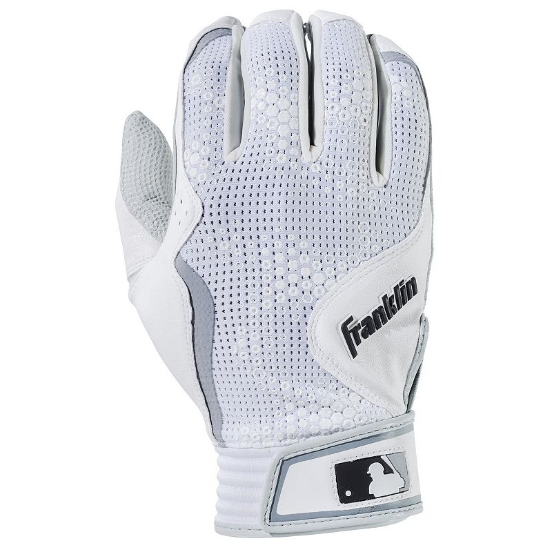 UPC 025725447343 product image for Youth Franklin Sports Freeflex Series Batting Gloves, White | upcitemdb.com