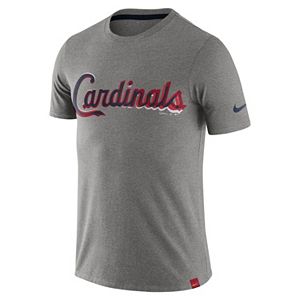 Men's Nike St. Louis Cardinals Marled Wordmark Tee