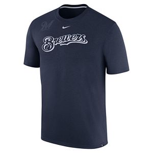 Men's Nike Milwaukee Brewers Logo Legend Dri-FIT Lightweight Tee