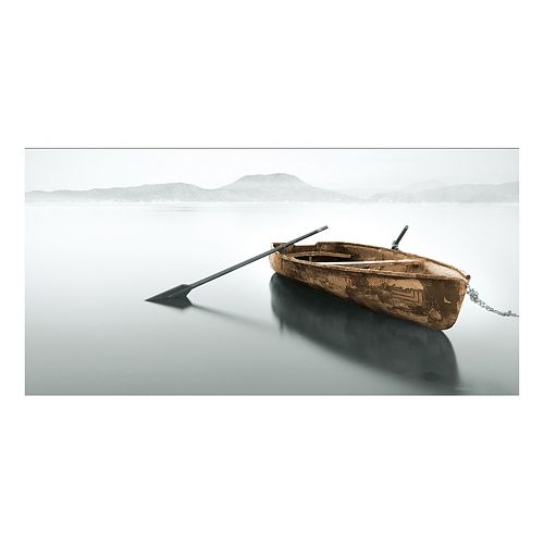 Copper Rowboat Canvas Wall Art