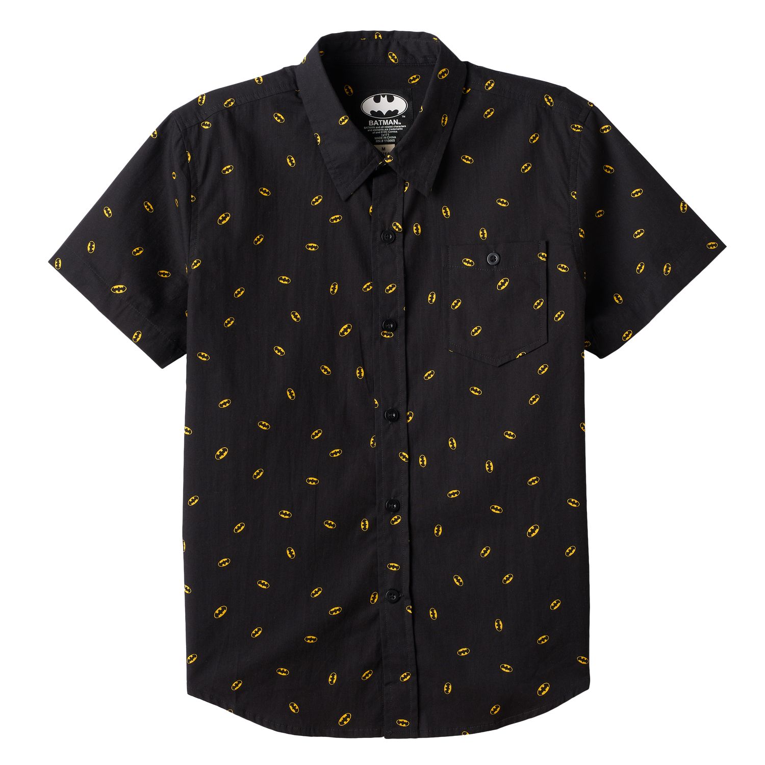batman collared shirt