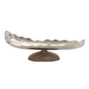 Modern Reflections Rustic Pedestal Tray