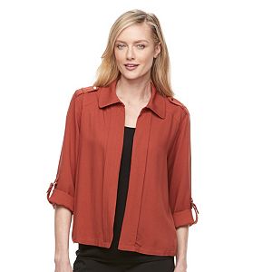 Women's Dana Buchman Roll-Tab Jacket