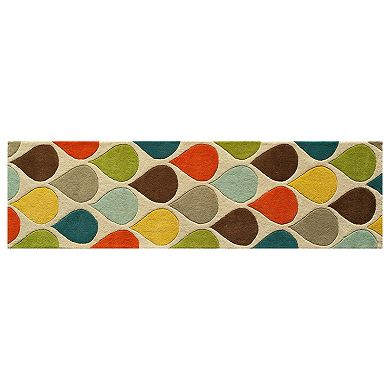 Momeni Delhi Teardrop Geometric Wool Rug