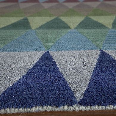 Momeni Delhi Triangle Geometric Wool Rug