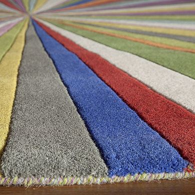 Momeni Delhi Optic Striped Wool Rug