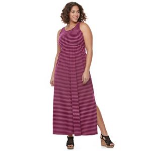 Juniors' Plus Size SO® Crossback Maxi Dress