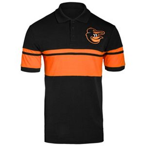 Men's Baltimore Orioles Striped Polo