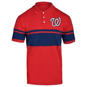 Men's Washington Nationals Striped Polo