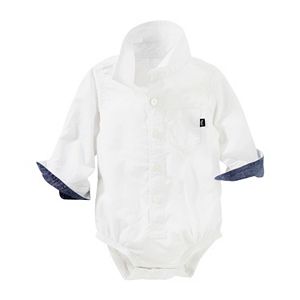 Baby Boy OshKosh B'gosh® Woven Bodysuit