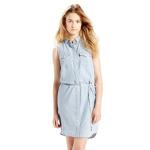 Women's Levi's Modern Western Denim Shirtdress