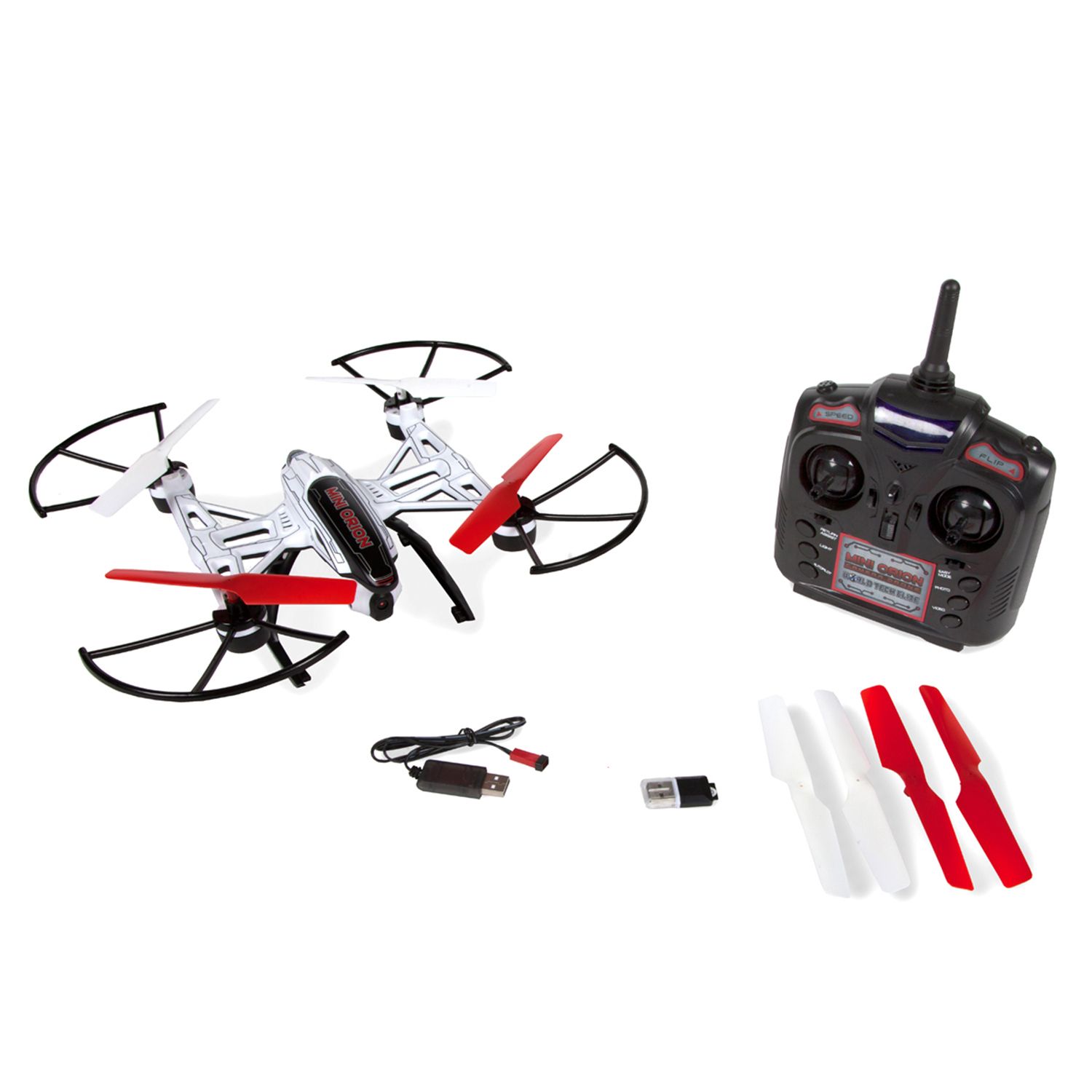 elite orion hd 2.4 ghz 4.5 ch rc camera drone by world tech toys