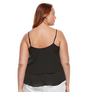 Plus Size Apt. 9® Embroidered Cami Tank Top