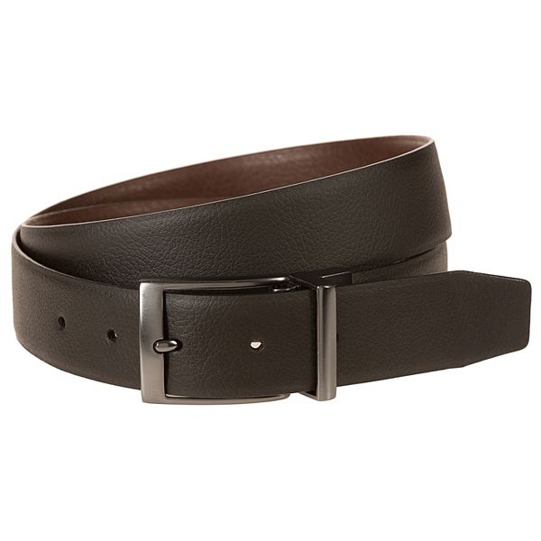 *Men's Leather Reversible Belt Black/Brown Size 38 - 42 