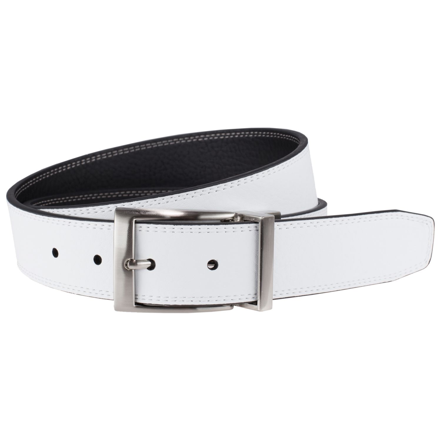 mens white belt