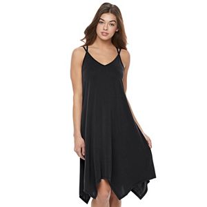 Juniors' Mudd® Handkerchief Hem Trapeze Dress