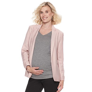 Maternity a:glow Essential Ruched V-Neck Tee
