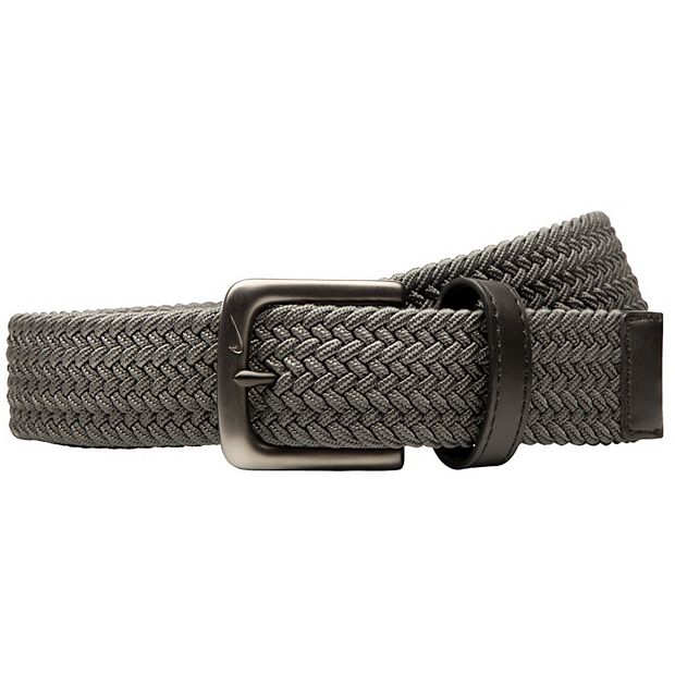 Nike stretch woven outlet belt black