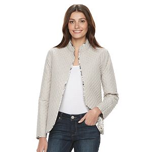 Petite Napa Valley Reversible Quilted Jacket
