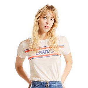 Women's Levi's Striped Logo Tee