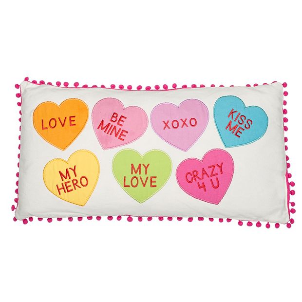 XOXO Pink Hearts Kitchen Mat