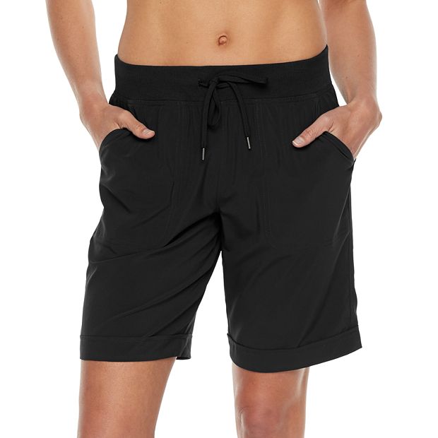 women's tek gear drawstring bermuda shorts