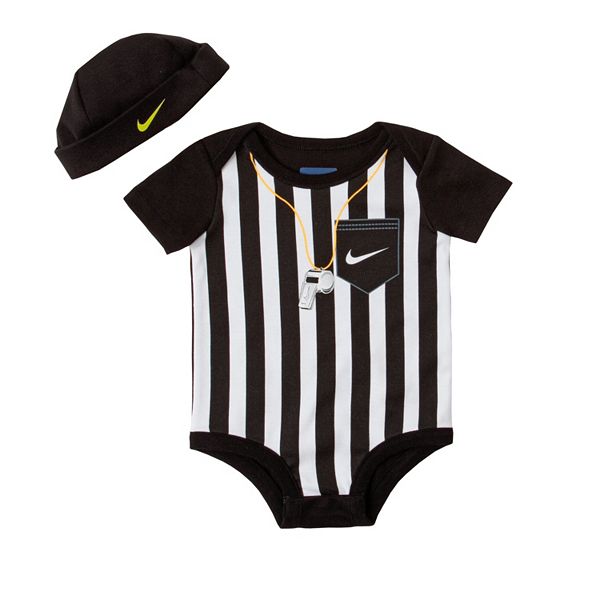 Baby Boy Nike SportsThemed Bodysuit & Hat Set