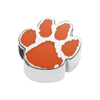 LogoArt Sterling Silver Clemson Tigers Bead
