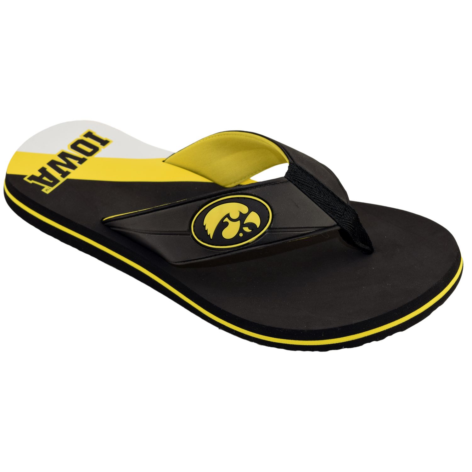 iowa hawkeye flip flops
