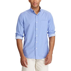 Men's Chaps Classic-Fit Striped Twill Button-Down Shirt