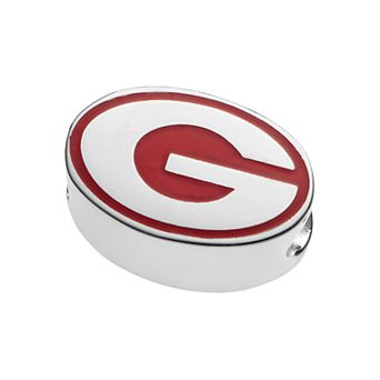 LogoArt Sterling Silver Georgia Bulldogs Bead