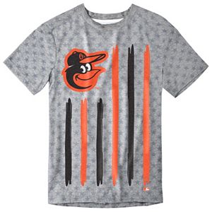 Men's Baltimore Orioles Big Logo Flag Tee