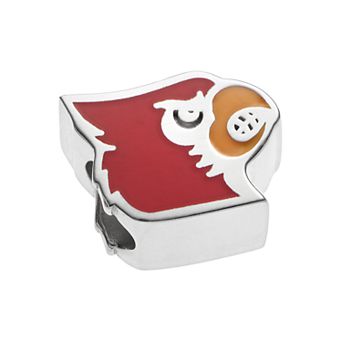 LogoArt Sterling Silver Louisville Cardinals Bead
