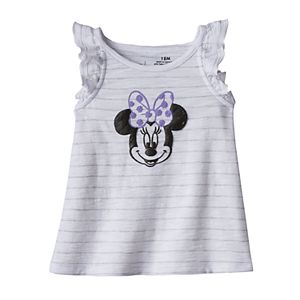 Disney's Minnie Mouse Baby Girl Striped Graphic Tank Top by Jumping Beans®