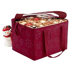 Sterilite 24 Compartment Stack and Carry Christmas Ornament Storage Box (4  Pack)