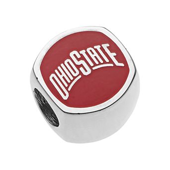 LogoArt Sterling Silver Ohio State Buckeyes Bead