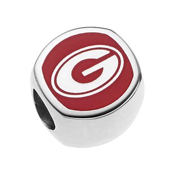 LogoArt Sterling Silver Georgia Bulldogs Bead