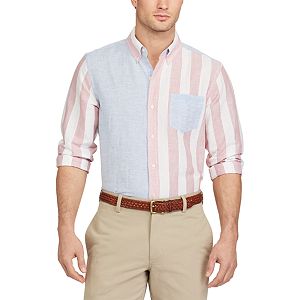 Men's Chaps Classic-Fit Striped Button-Down Shirt