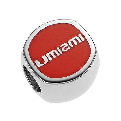 LogoArt Sterling Silver Miami Hurricanes Bead